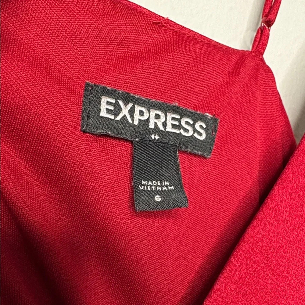 Express Red Dress - Picture 8 of 10